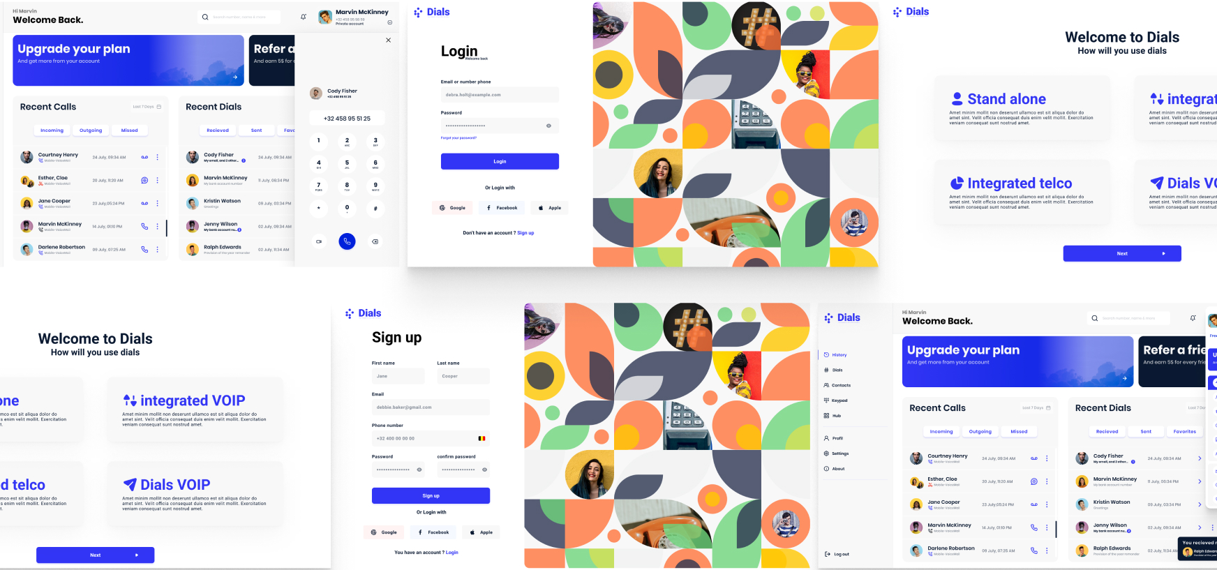 Usage Dials en contexte