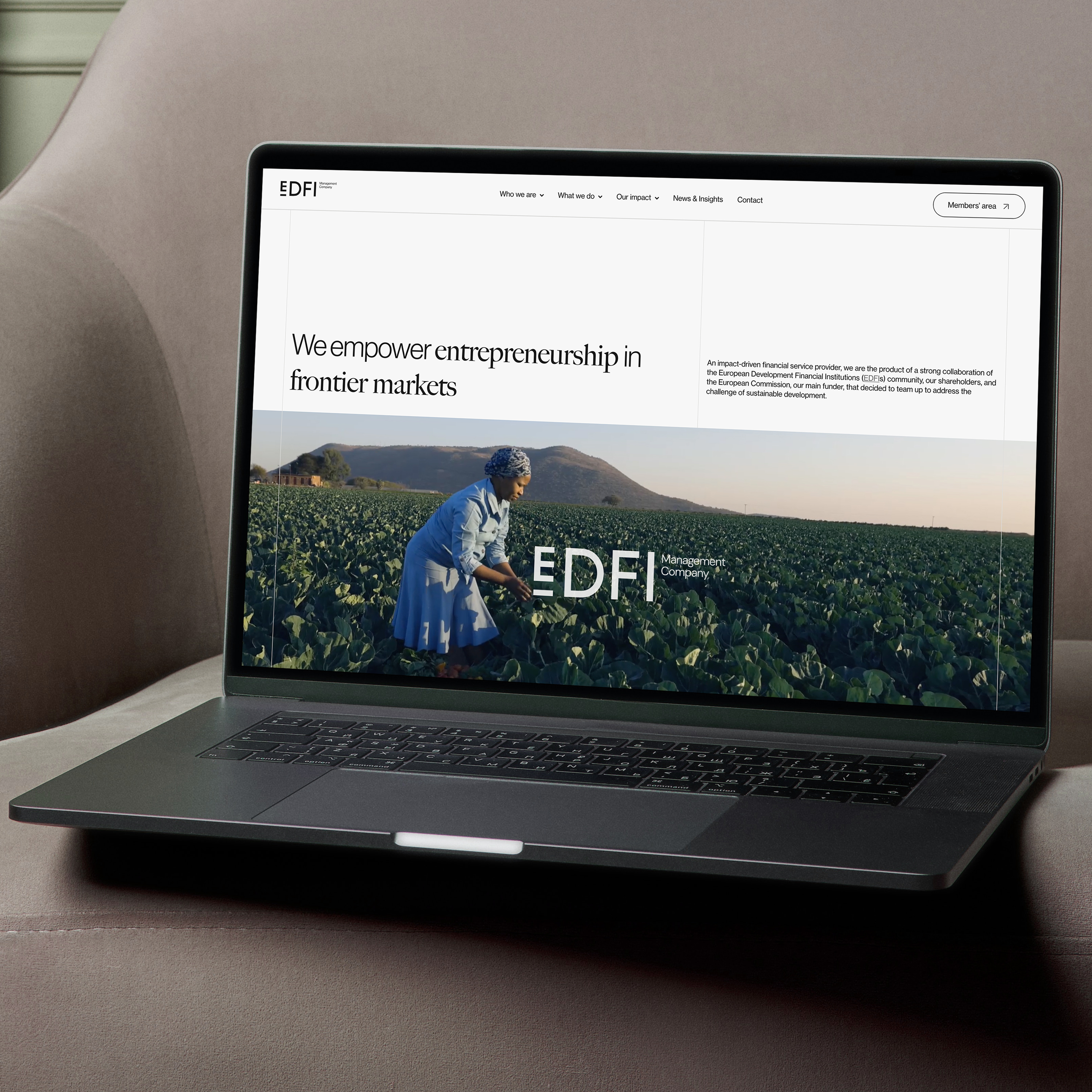 Réunion dans les bureaux EDFI